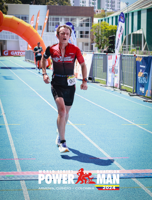 Salida de atletismo en competencia